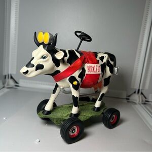 Cow Parade Buckle Up Betsy #9144 2002  Westland Giftware Rare